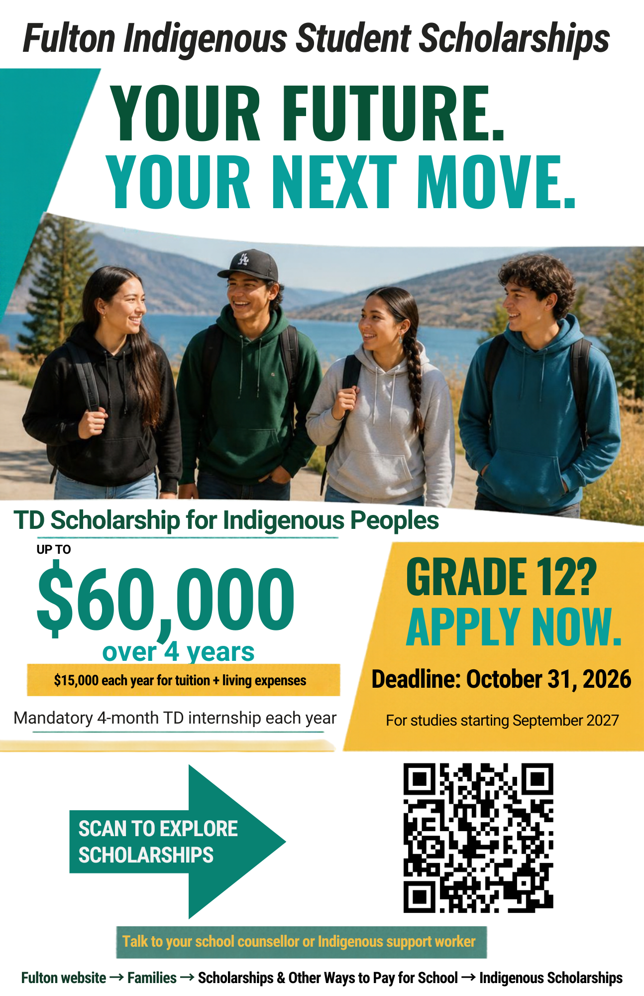 Indigenous student scholarship poster (11 x 17 in) (1)